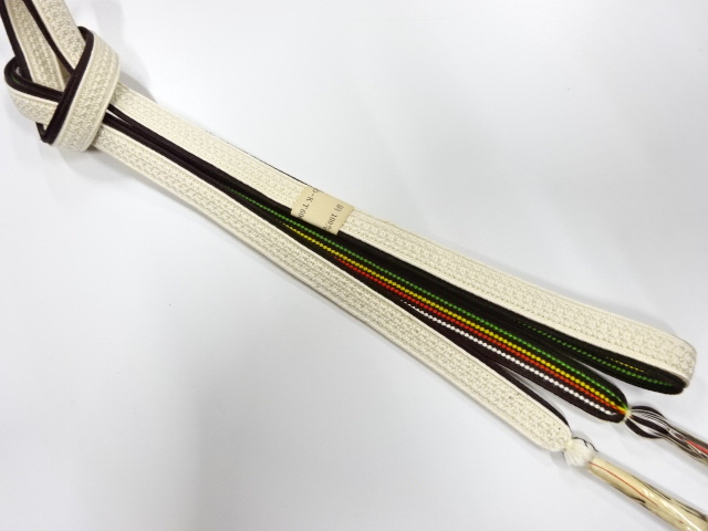 未使用品　正絹　手組帯締め